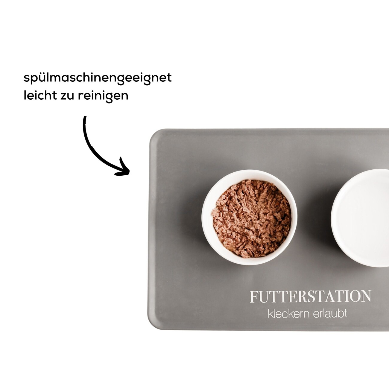 Minty&Marla Napfunterlage Katze grau