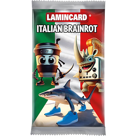 Brainrot samlekort 24x5 stk. - flere varianter - assorteret