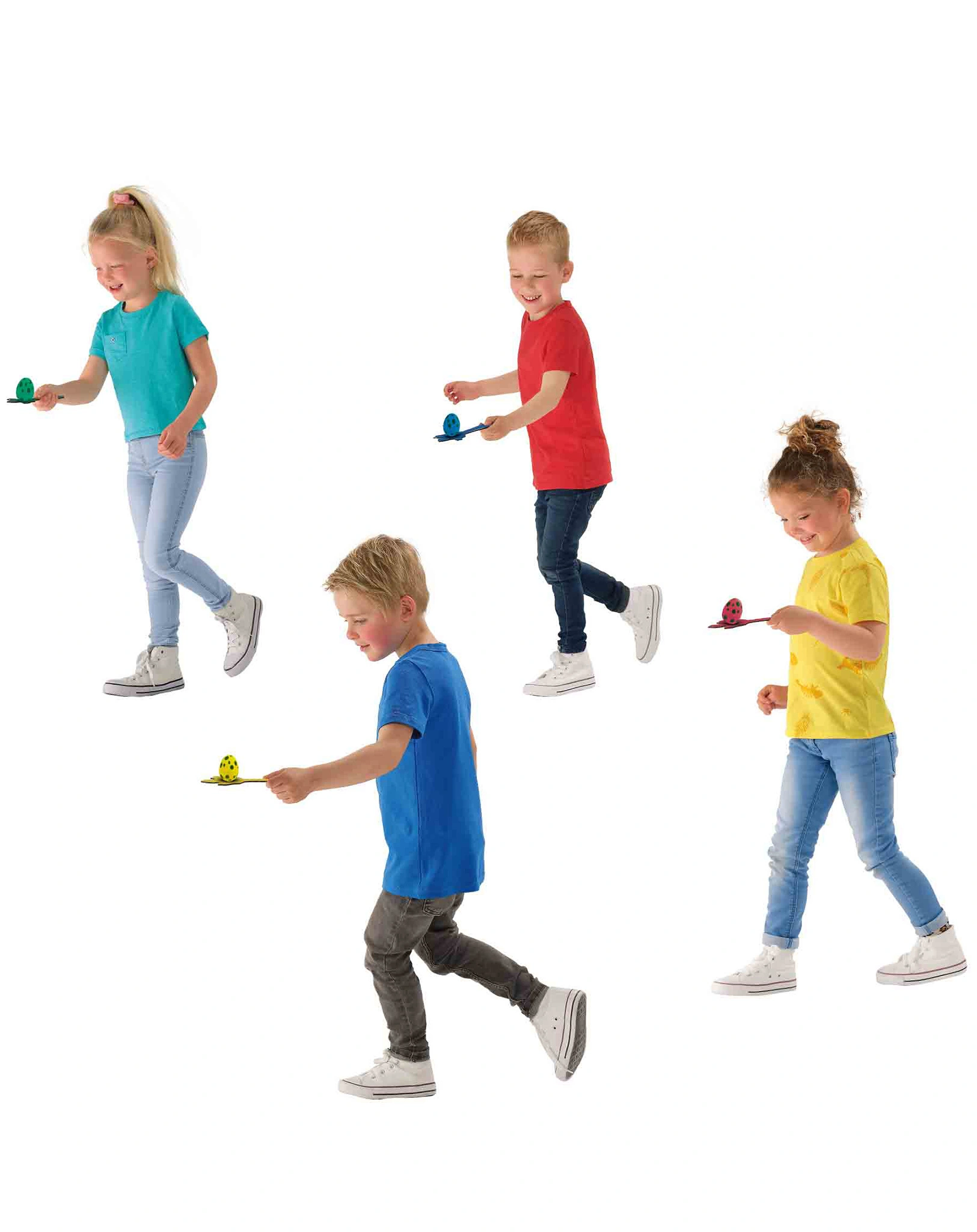 Outdoor-Spiel DINO EIERLAUF 13-teilig