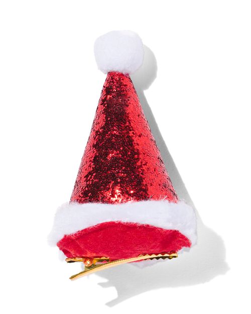 pince à cheveux bonnet de noël 12cm