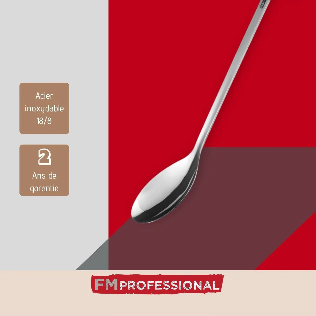 Cuillère de service inox 37,5 cm l Divers FM Professional