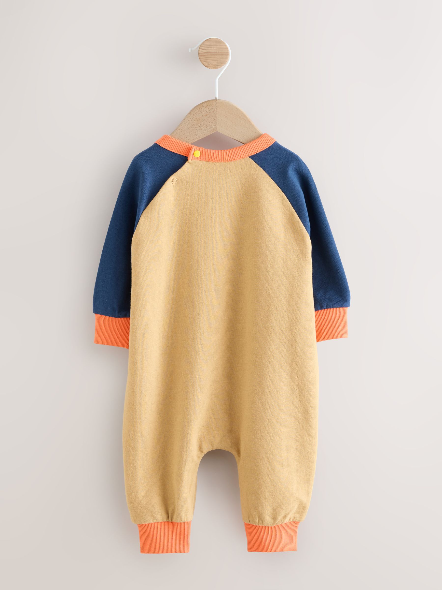 Met verschillende kleurvlakken - Baby joggingromper (0mnd-3jr)