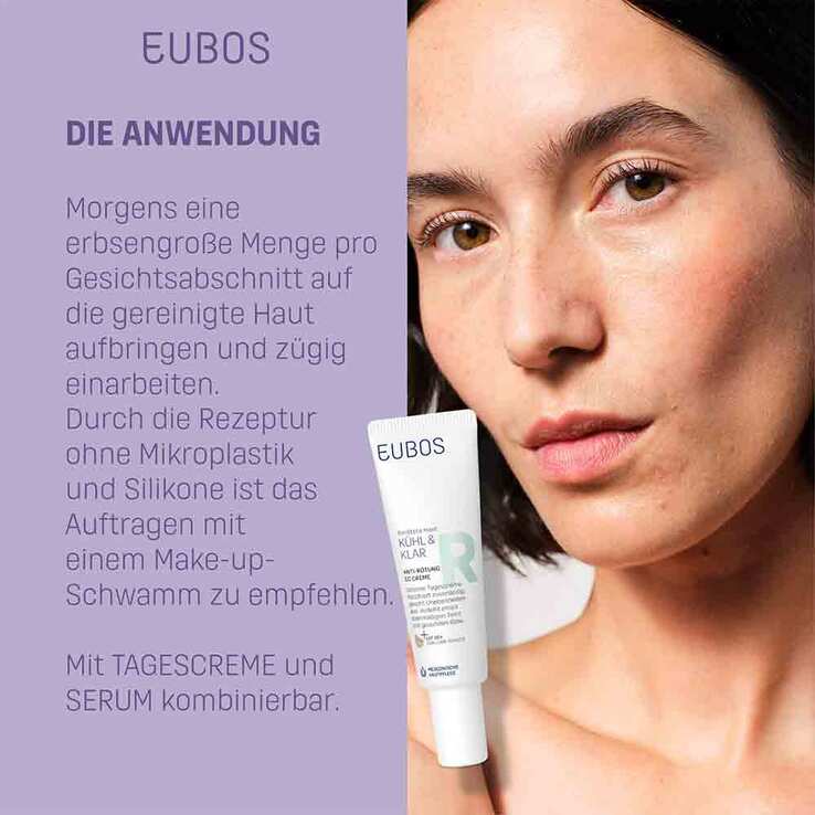 Eubos Kühl & Klar Anti-Rötung CC Creme LSF 50, 30 ml