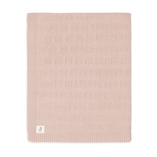 Couverture Berceau Grain Knit   Rose        75 x 100 cm   de               Jollein