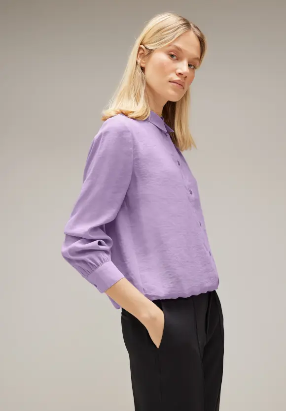 Hemdbluse mit Gummibund - soft pure lilac