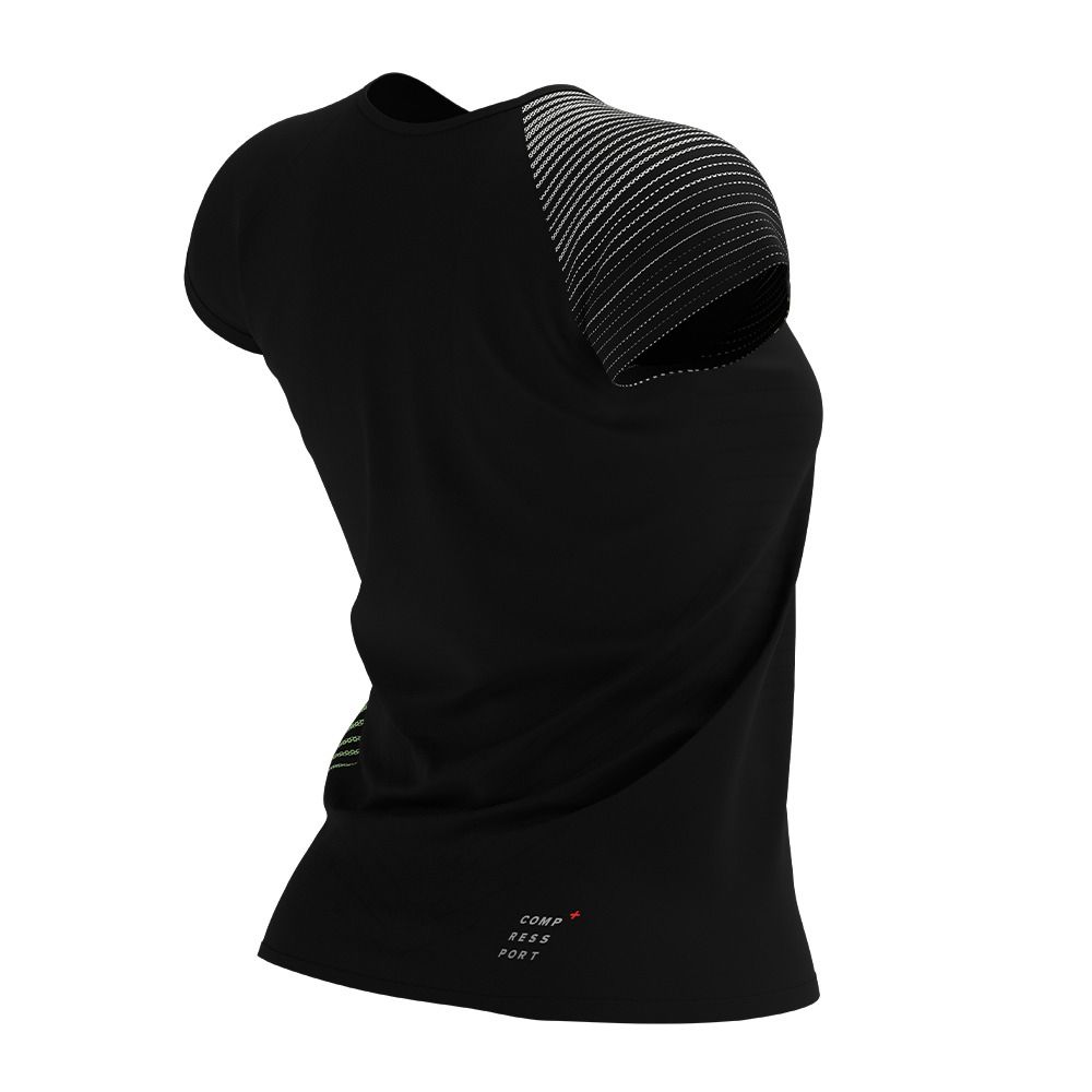 Compressport PERFORMANCE - Maillot Femme black/paradise green
