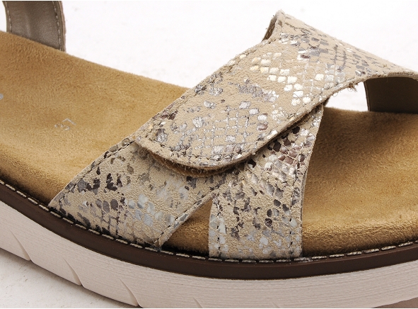 Remonte nu pieds plats femme d2049 beige