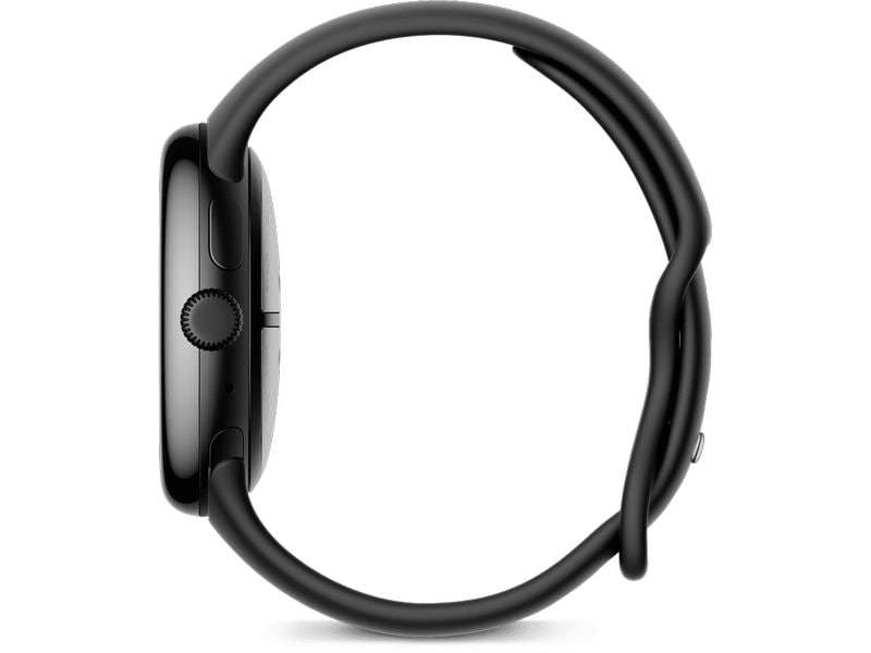 Google Pixel Watch 3 WLAN 45 mm Schwarz Schlanke Smartwatch mit erweitertem Gesundheits- und Schlaftracking