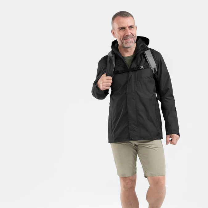 Decathlon Quechua - Jaqueta impermeável masculina Quechua NH500 Imper