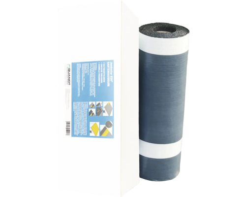 Quandt Bitumen Koud Zelfklevende Membraan KSK Tuinhuis Membraan Zwart 5 x 0,5 m x 3 mm Rol = 2,5 m²