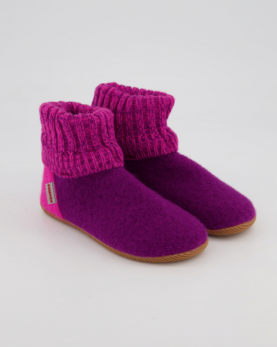 Giesswein WILDPOLDSRIED KIDS SLIM FIT Hausschuhe in Lila