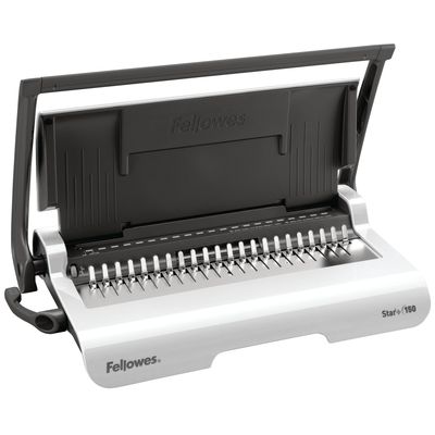 Fellowes Star +150 - machine à relier / relieuse perforeuse manuelle - perfore 15 feuilles - relie 150f