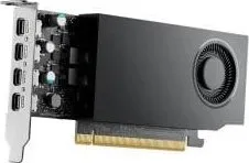NVIDIA RTX A1000 - Grafikkort - RTX A1000 - 8 GB GDDR6 - PCIe 4.0 x8 lavprofil - 4 x Mini DisplayPort