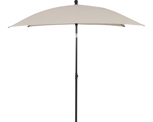 City center paalparasol Siena Garden 180 x 180 cm polyester aluminium antraciet handzwengel kantelbaar vierkant