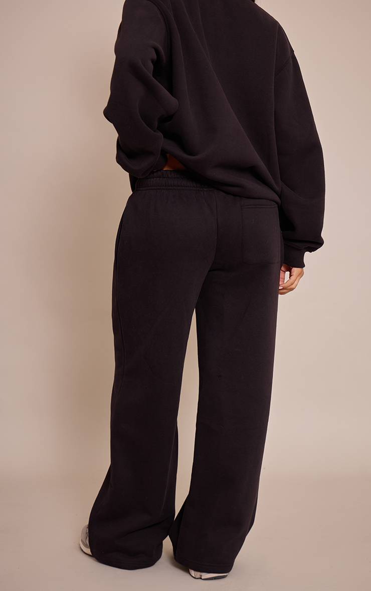 Noir Pantalon De Jogging Petite À Jambe Droite