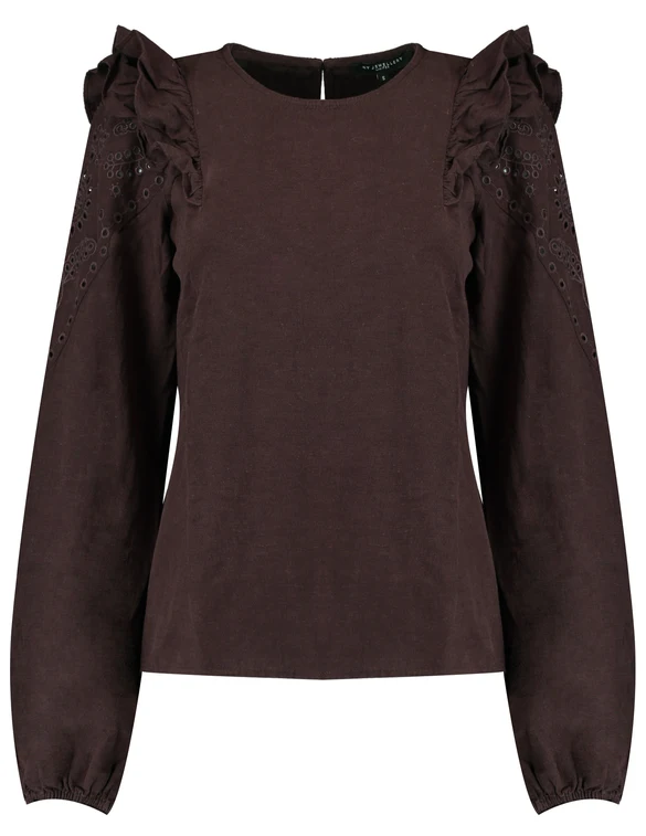 My Jewellery Blouse met ruffle MJ07481