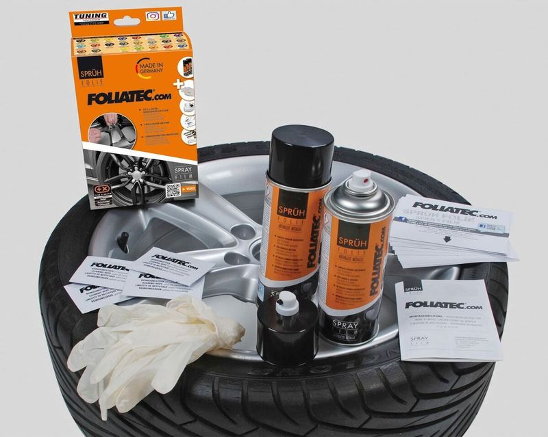 Foliatec - Spray Film Set - Antraciet Metallic - 2x400ml