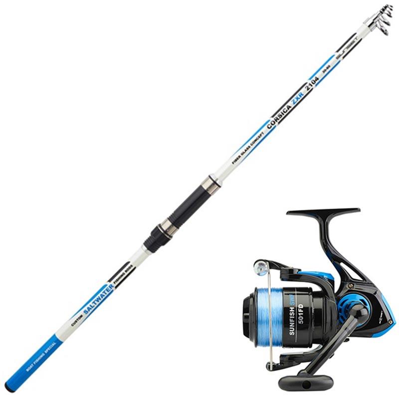 Ensemble Télescopique Sunset Corsica Zxr + Sunfish Swf 501 Fd