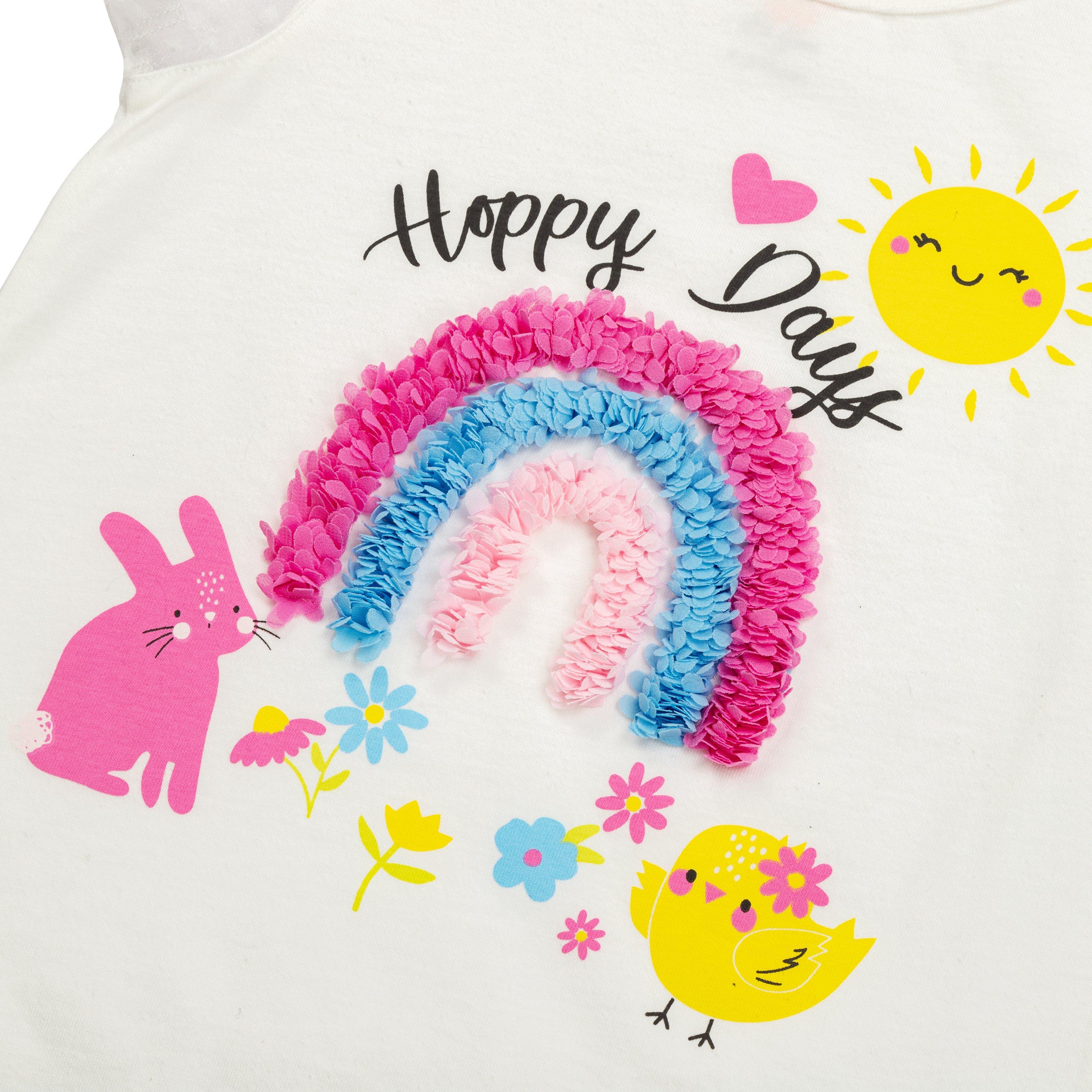 Be You Younger Girl Chenille Easter T shirt
