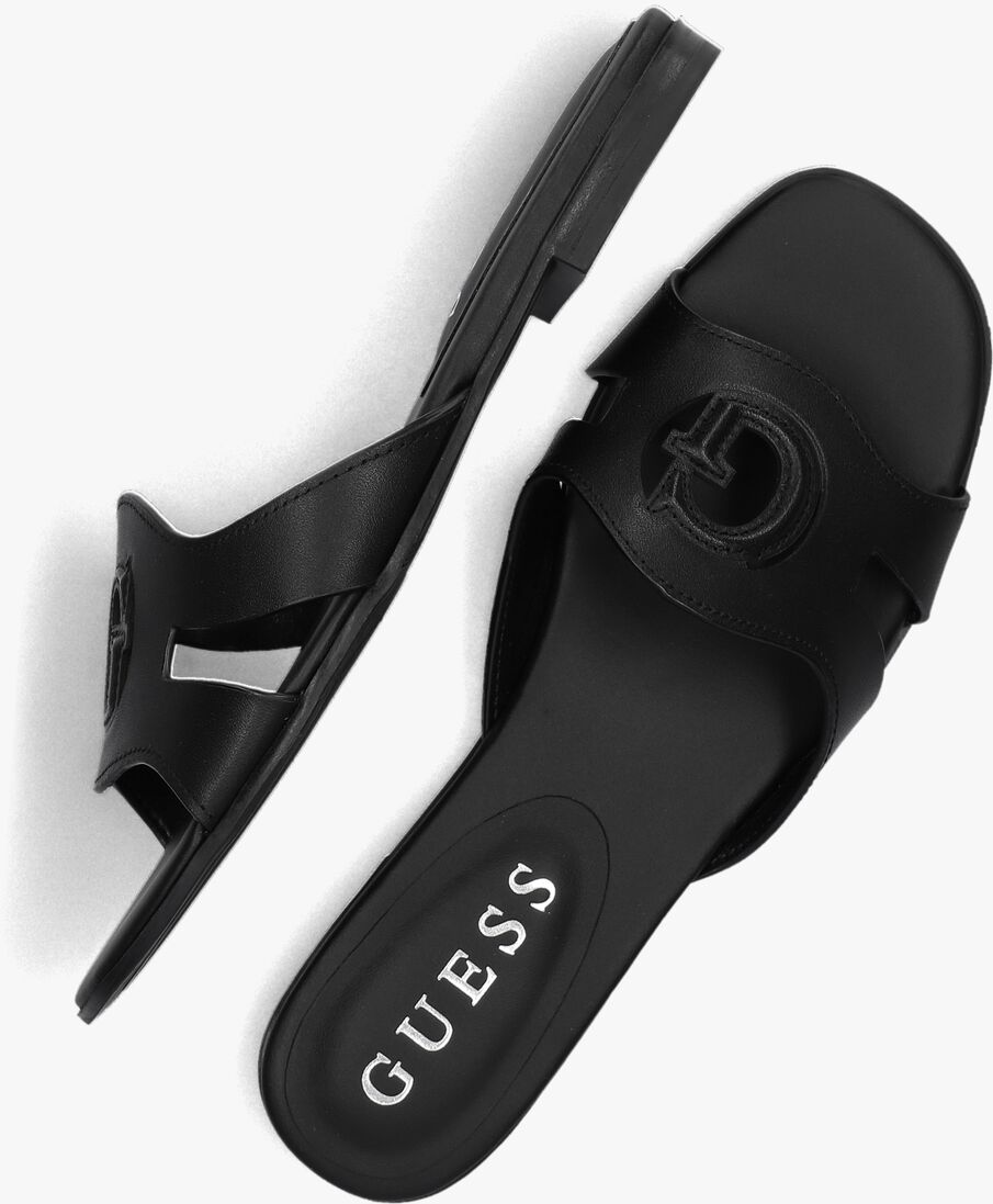 GUESS zwarte guess slippers ciella