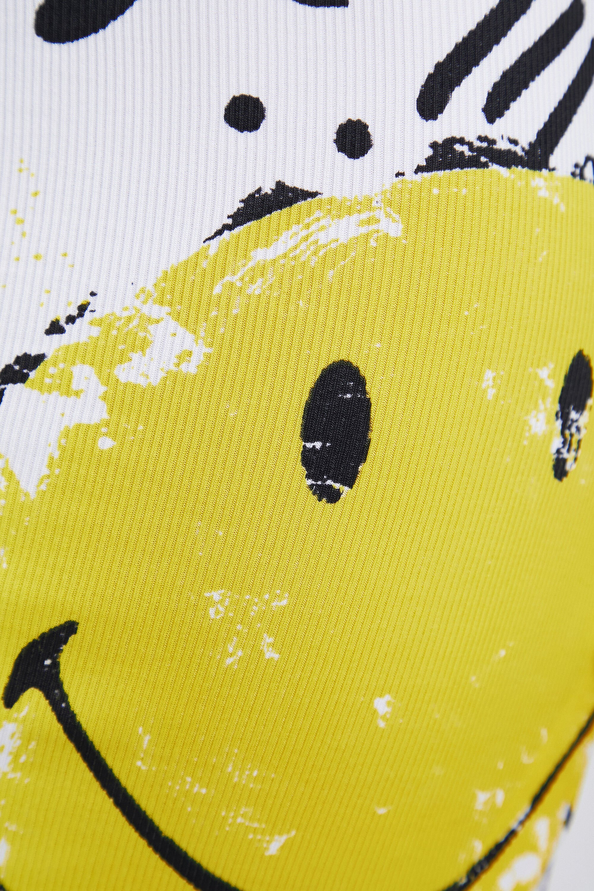 Robe courte ajustée Smiley