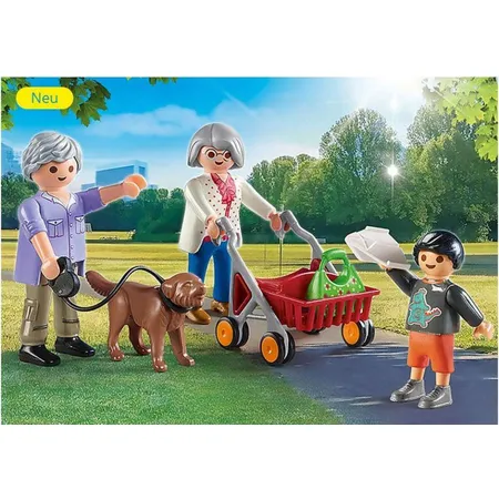 PLAYMOBIL® 70990 City Life - Großeltern mit Enkel
