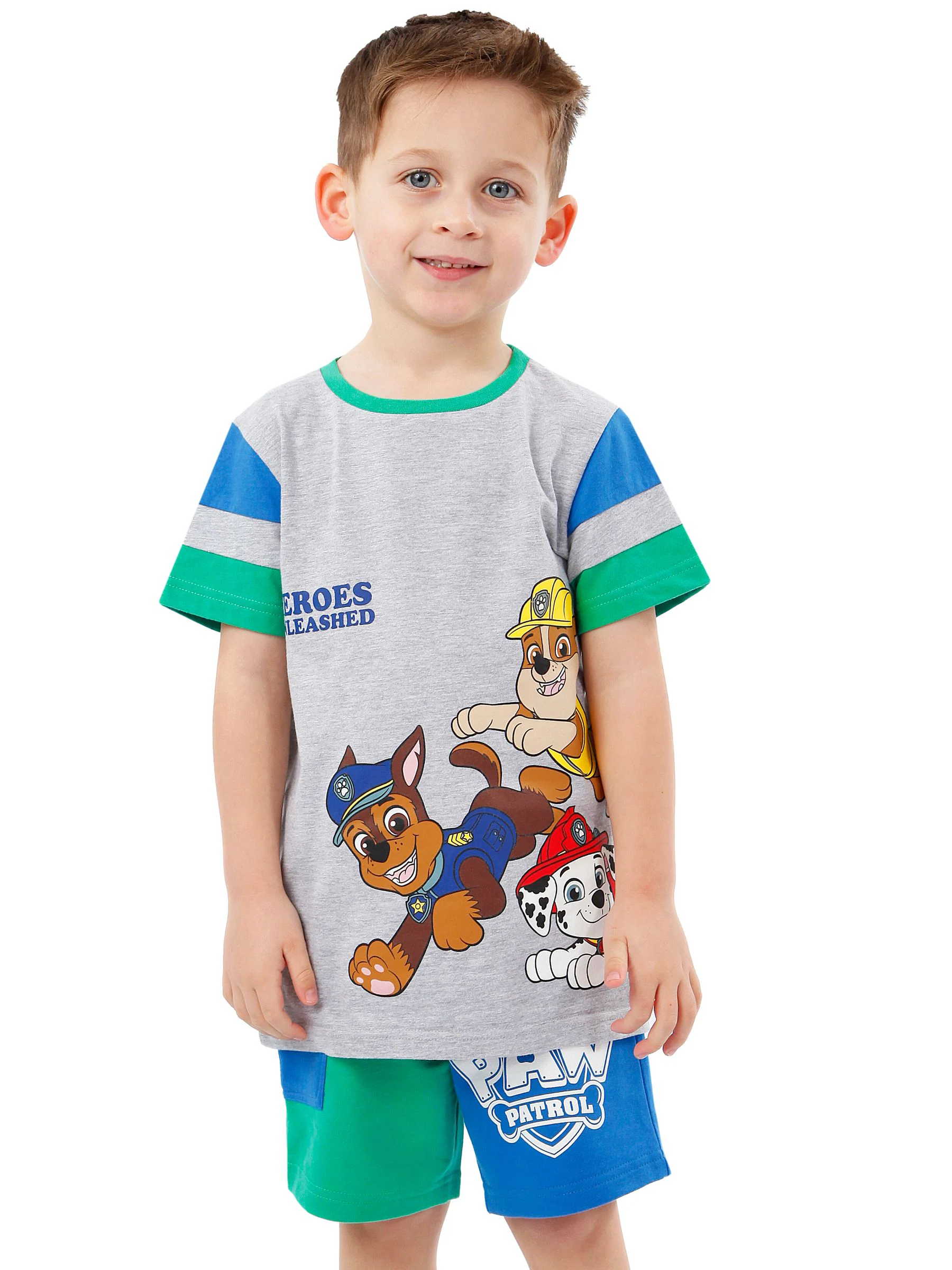 Character Paw Patrol 100% Cotton T-Shirt and Shorts Set