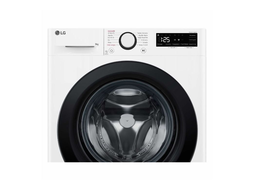 MÁQUINA DE LAVAR ROUPA LG F4WR5009A6W - BRANCA A 9KG