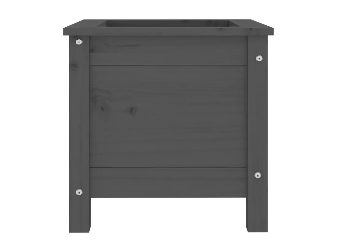 Jardinière bac lit surélevé bois marron 40 x 40 x 39 cm 02_0037533