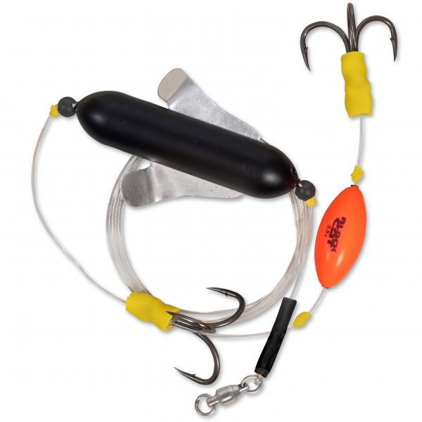 Black Cat Worm River Rig 200cm (Size 2/0)