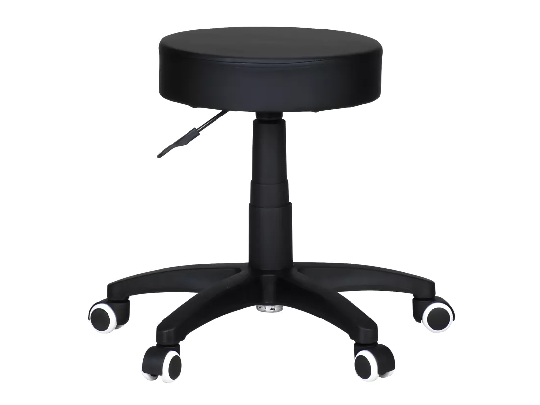 Design Tabouret à Roulettes Pivotant 360° Rembourré Tabouret de bureau