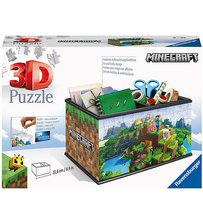 Ravensburger Puzzlespiel - 3D Treasure Box - 223 Teile - Minecra
