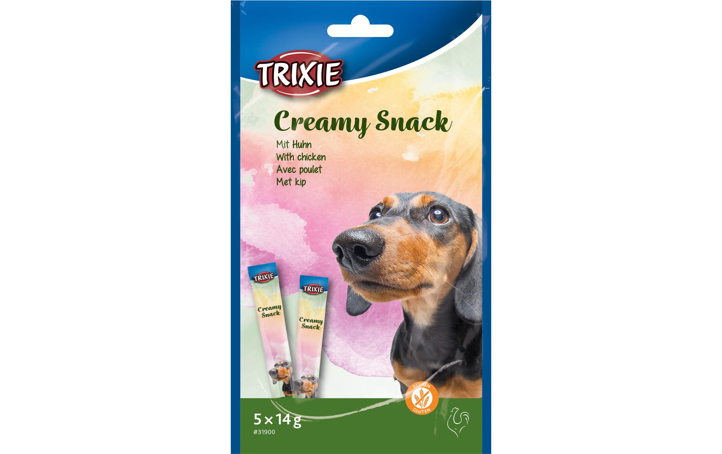 Snack Creamy, mit Huhn, 5 x 14 gHundeleckerli