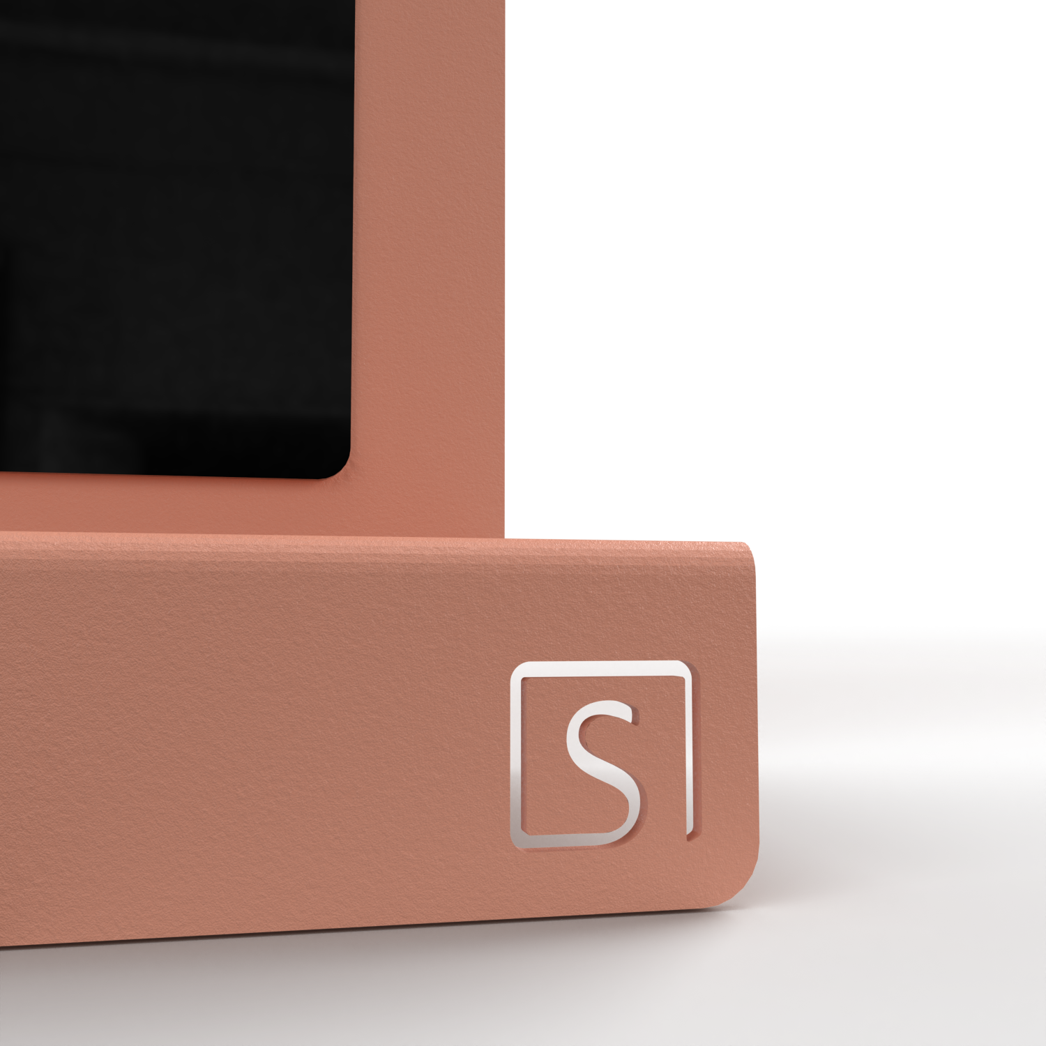 Steellish spiegel Murano XL Beige Rood