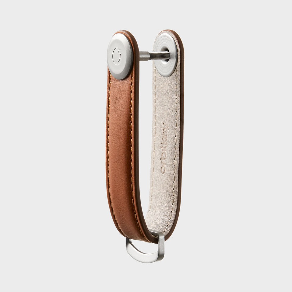 Orbitkey - Leather Key Organiser - Cognac/Tan