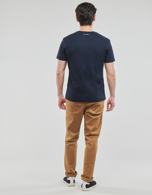 Hackett - ASTON MARTIN BY HACKETT AMR MOTO TEE - Marine