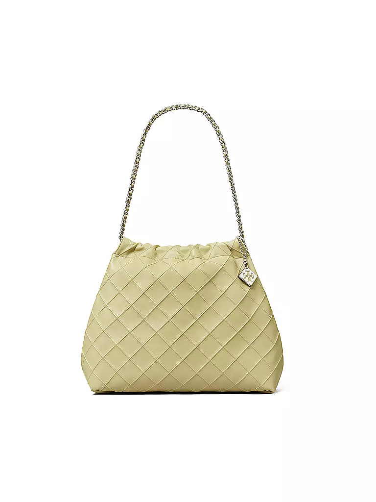 TORY BURCH Ledertasche - Hobo FLEMING grün