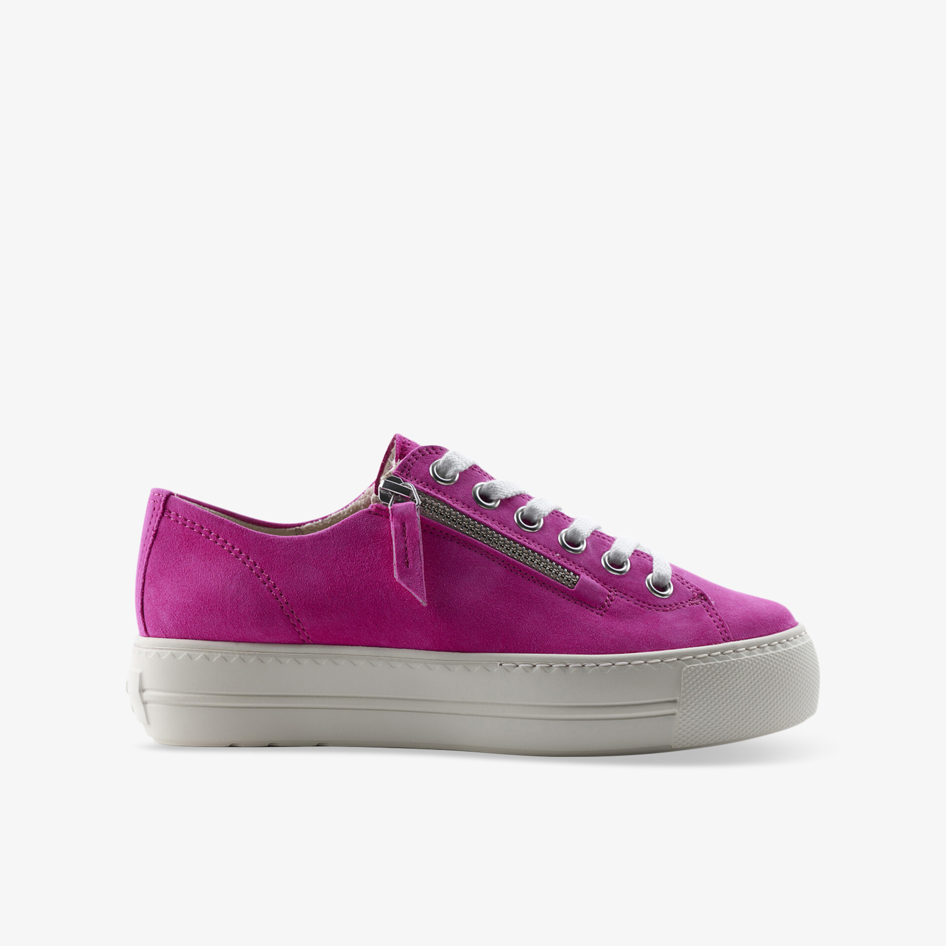 paul green Damen Plateau Schnürer pink