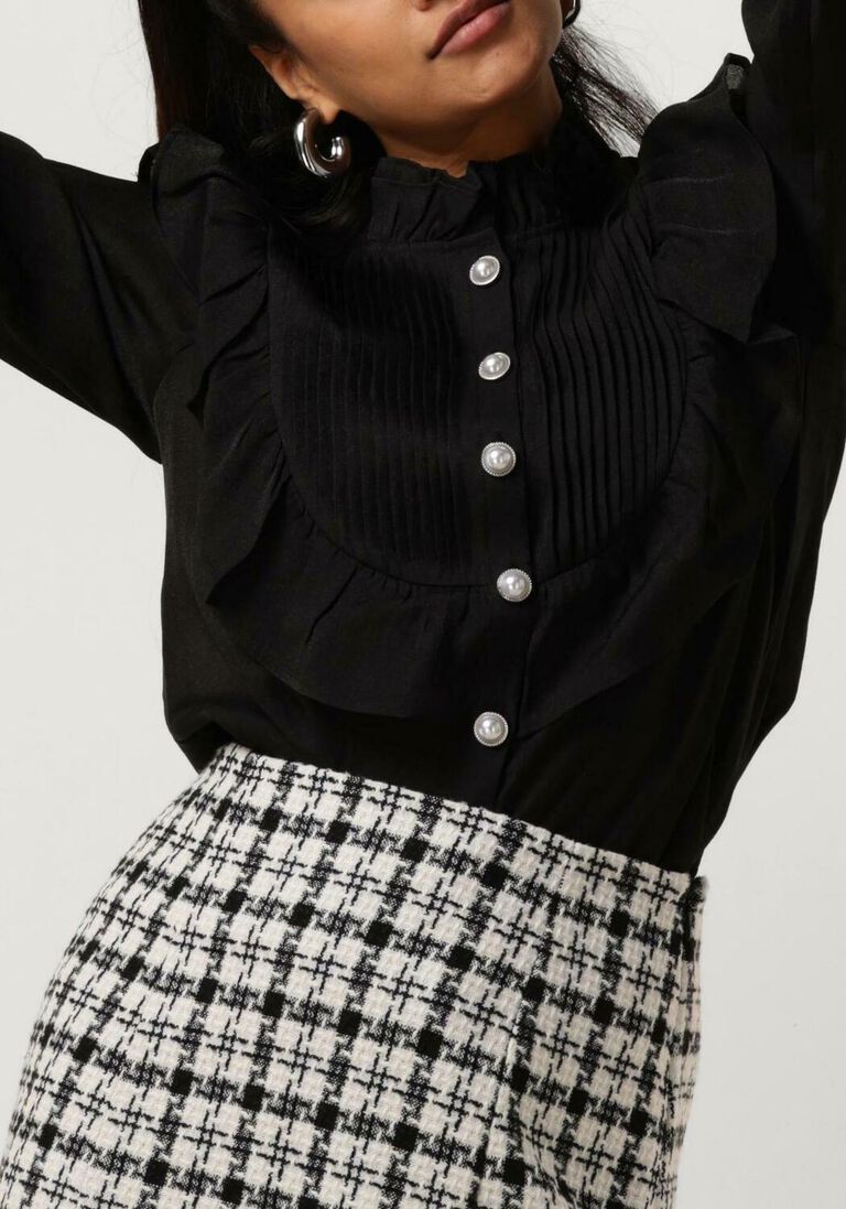 LOLLYS LAUNDRY zwarte lollys laundry blouse springsll shirt ls
