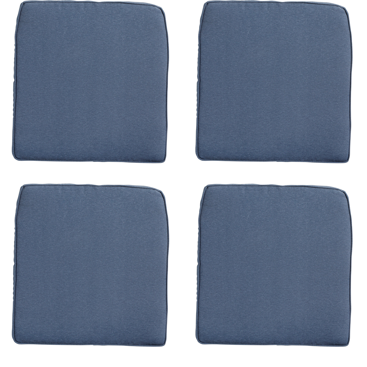 Madison Panama safier blue Zitkussen - Set van 4