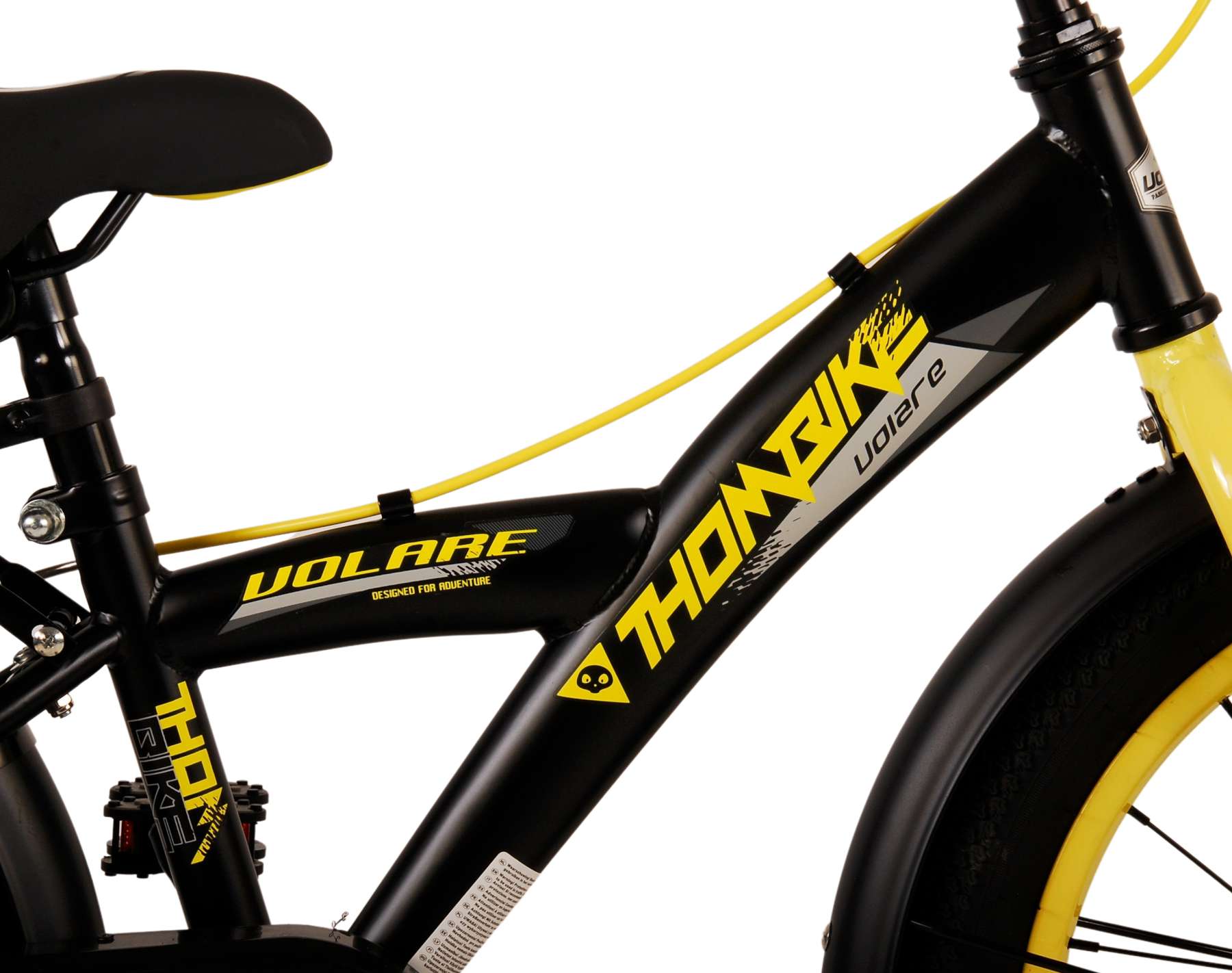 TPFSports Thombike Kinderfahrrad - Jungen - 18 Zoll - Rücktritt + Handbremse - Schwarz Grün