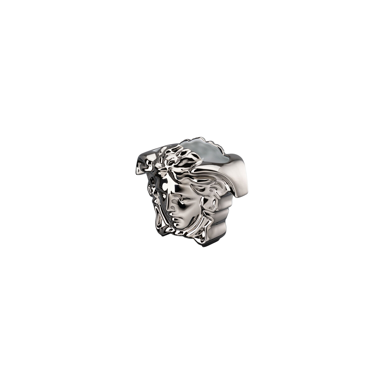 Medusa Grande Silver Vase 9 cm