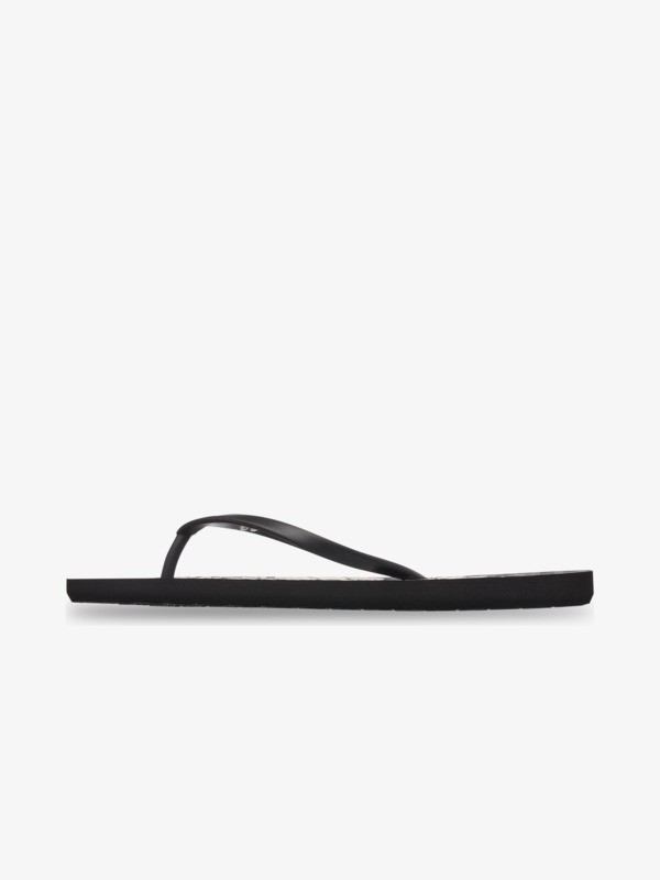 New Viva Printed Tongs Noir Femme