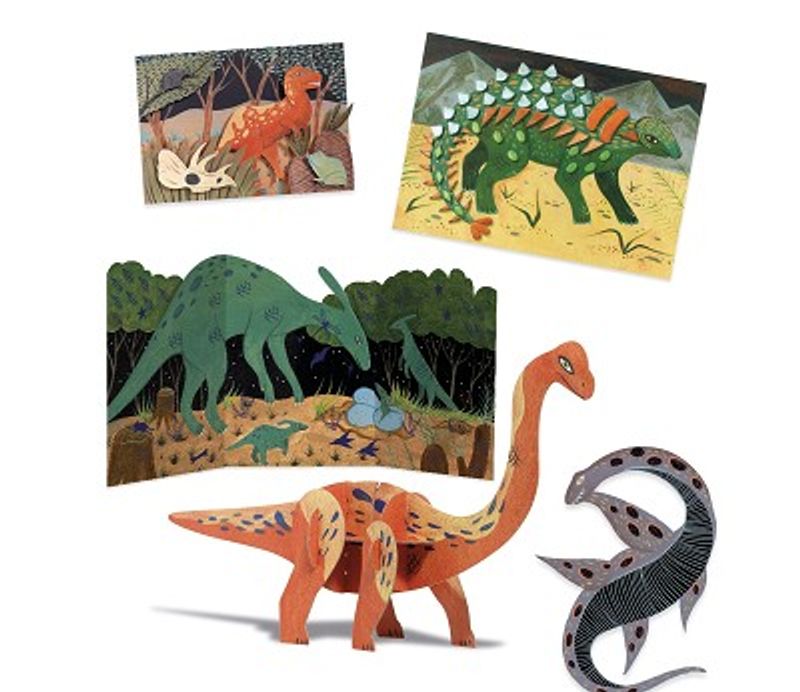 Djeco Stort Hobbysett med Dinosaurer
