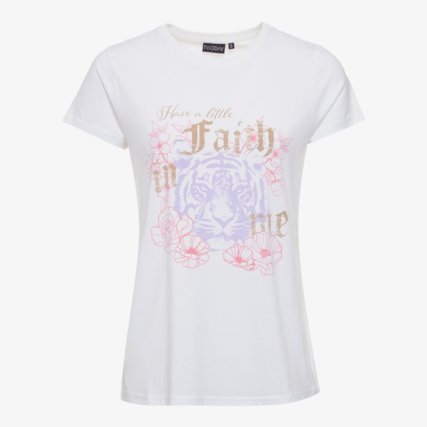 TwoDay dames T-shirt wit met opdruk