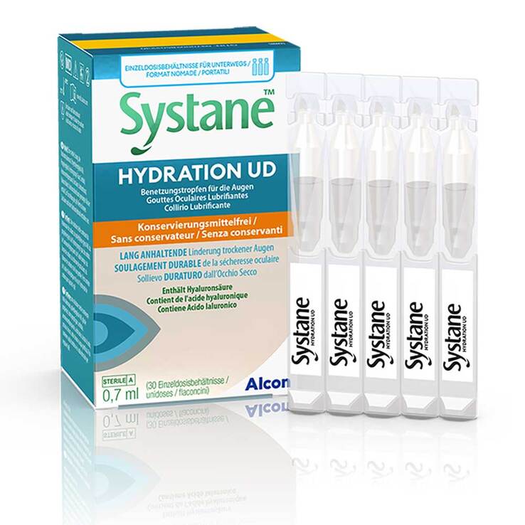 Systane Hydration UD Benetzungstropfen für die Augen, 30X0.7 ml