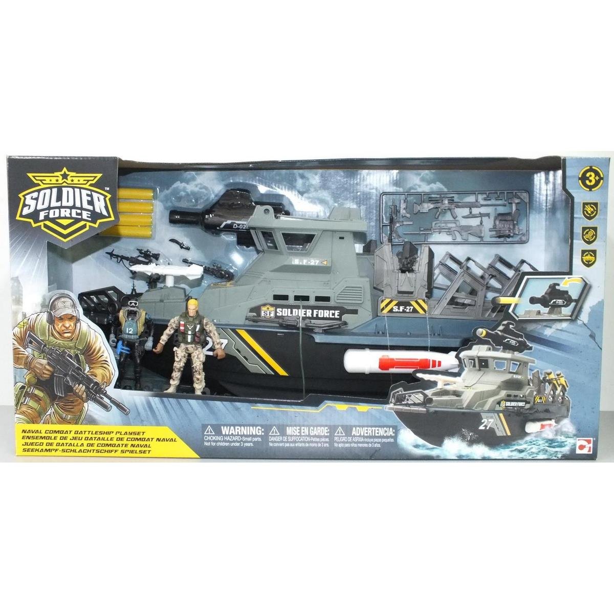 Soldier Force - Ensemble de jeu Bataille de Combat Naval