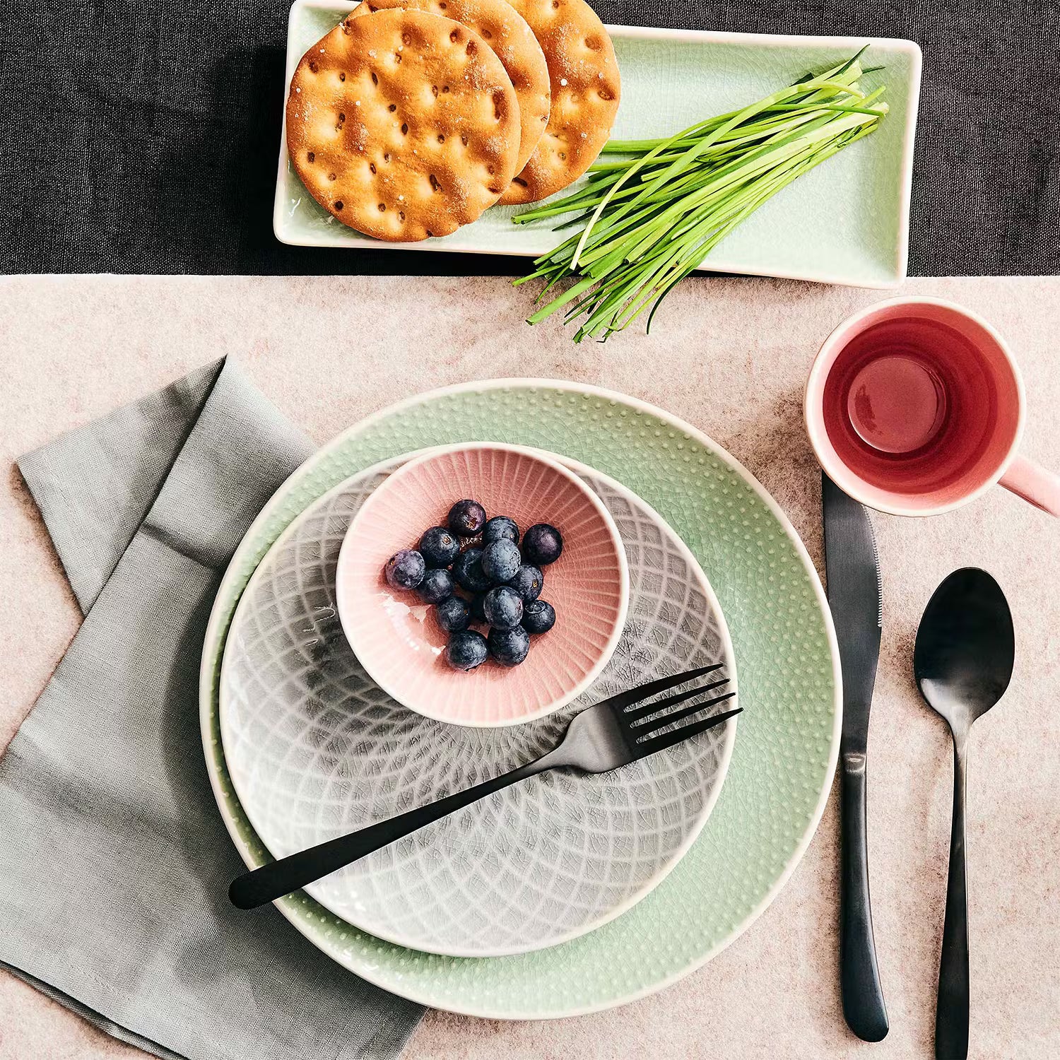 HANAMI Dinnerteller 6er-Set
