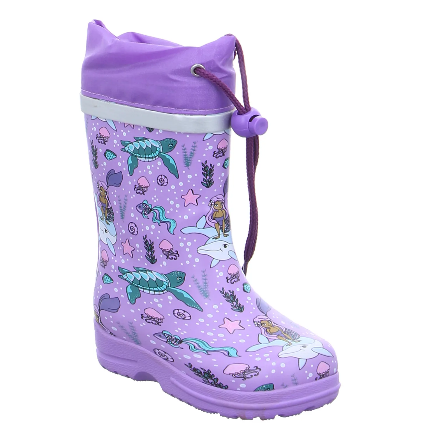 BECK Kinder-Gummistiefel Violette Synthetik