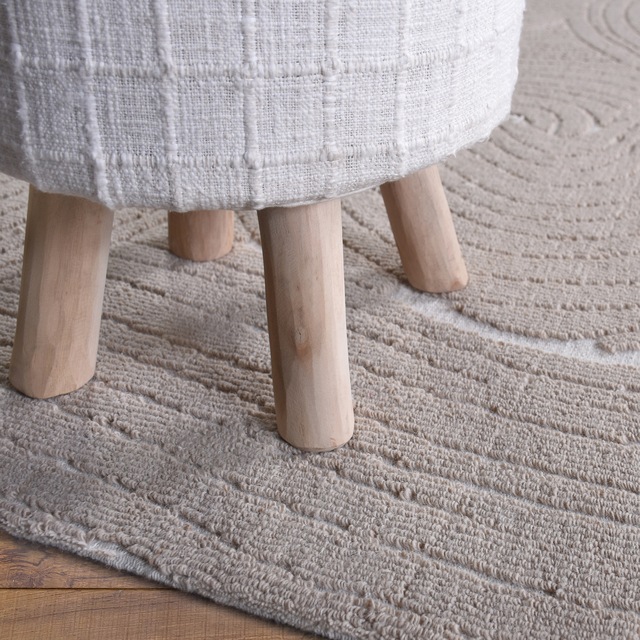 my home Wollteppich »Falun, Wolle, Hoch-Tief-Struktur, maschinell gewebt« rechteckig 12 mm Höhe einfarbig, Wolle, Teppich, Wohnzimmer, Schlafzimmer, Esszimmer